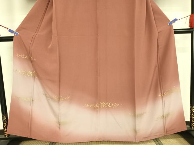 平和屋着物○訪問着 箔散らし 暈し染め 金彩 正絹 逸品 AAAZ3329np