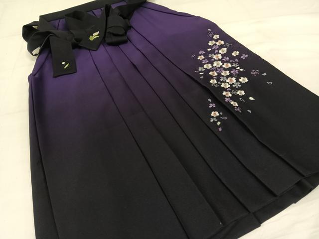 平和屋着物●女性　行灯袴　刺繍　舞桜　金糸　洗える着物　AAAX0115np