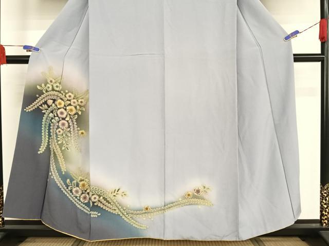 平和屋着物＊夏物 訪問着 絽 紫陽花 暈し染め 正絹 逸品 AABB8772sx 平和