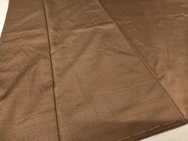 平和屋着物○お召 縞 正絹 逸品 未使用 AAAX0183np