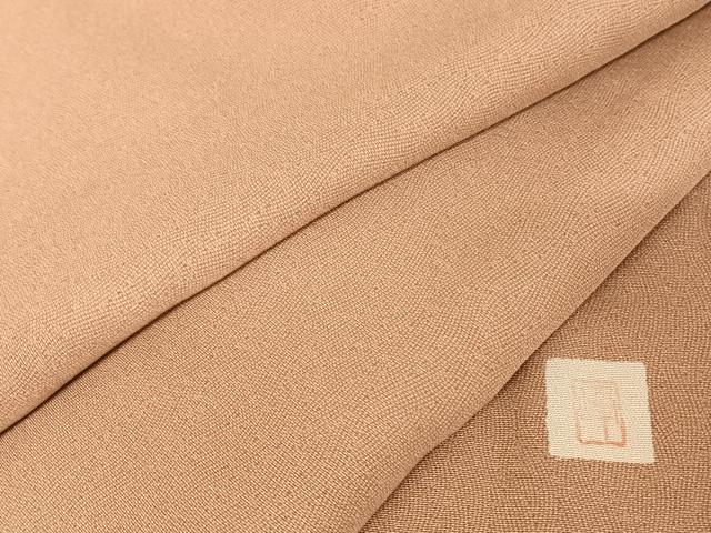 平和屋着物●江戸小紋　作家物　変わり縞　正絹　逸品　AAAX0197np