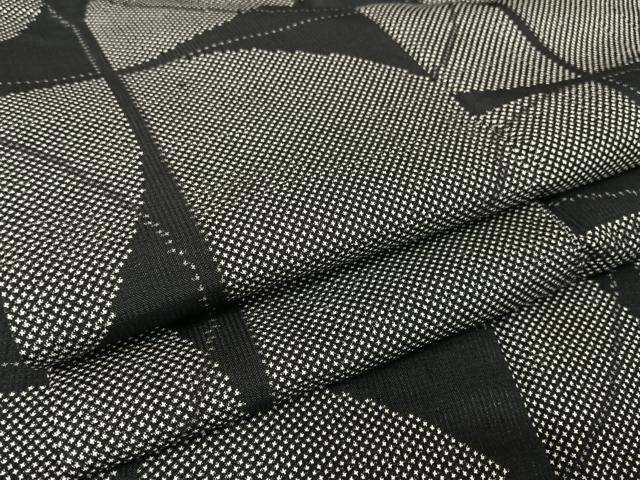 平和屋着物●本場大島紬　一元絣　七宝崩し　正絹　逸品　AAAX0201np