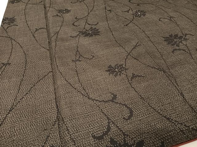 平和屋着物●塩沢紬　亀甲絣　枝花文　正絹　逸品　AAAX0204np 平和屋着物○塩沢紬 亀甲絣 枝花文 正絹 逸品 AAAX0204npの通販はau