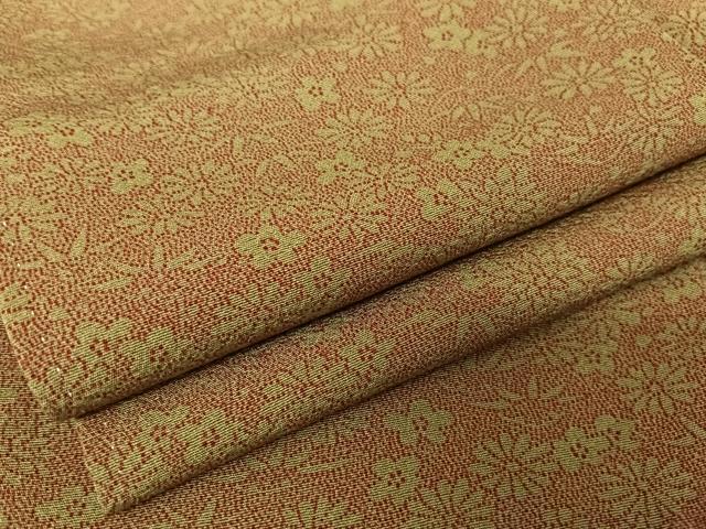 平和屋着物●江戸小紋　草花文　正絹　逸品　AAAX0220np