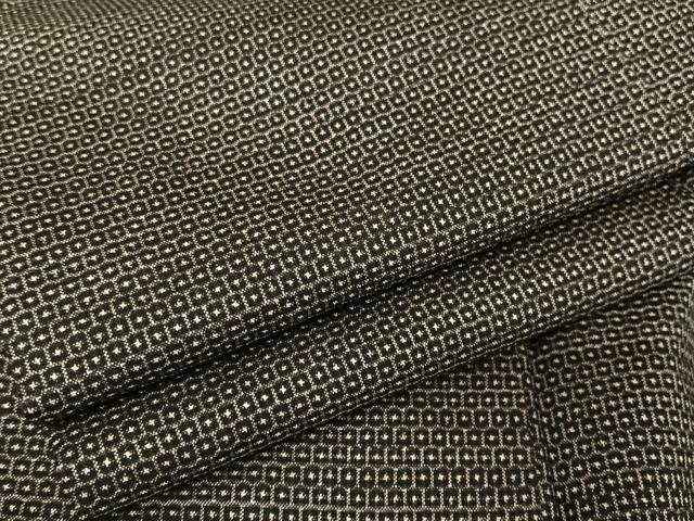 平和屋着物●男性　本場大島紬　100亀甲　総詰め　正絹　逸品　AAAX0271np