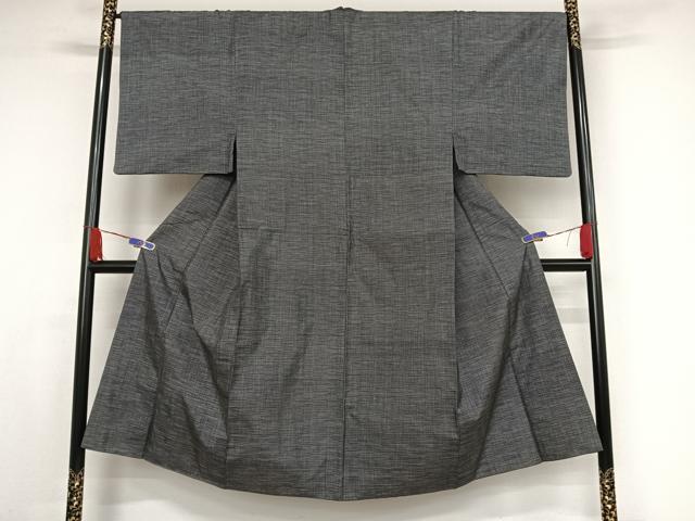 平和屋着物●男性　本場大島紬　一元7マルキ　霞文　正絹　逸品　AAAX0274np 平和屋着物○男性 本場大島紬 一元7マルキ 霞文 正絹 逸品 AAAX0274np