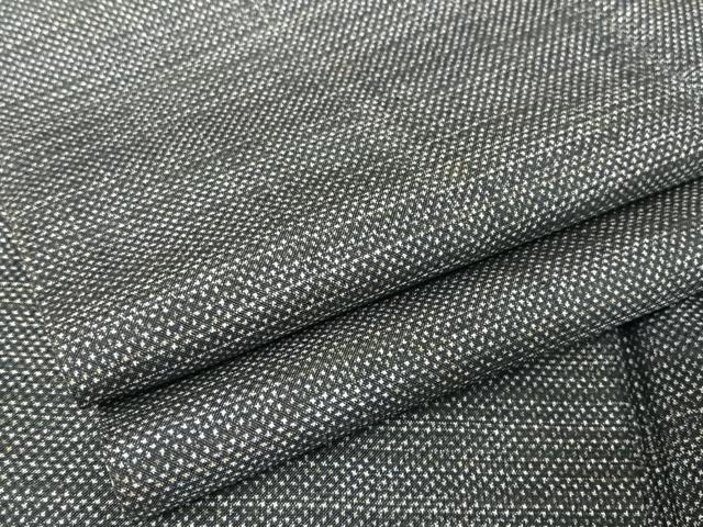 平和屋着物●男性　本場大島紬　一元7マルキ　霞文　正絹　逸品　AAAX0274np