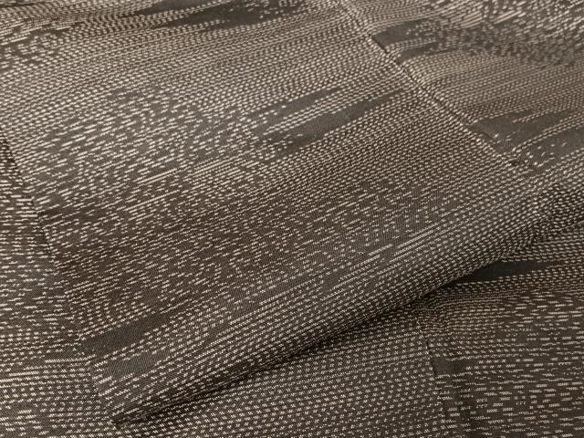 平和屋着物●本場大島紬　風景文　正絹　逸品　未使用　AAAX0284np