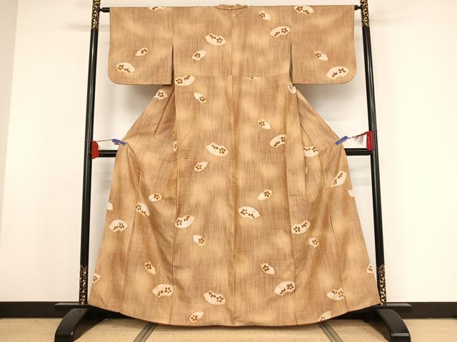 平和屋着物○豪華振袖・長襦袢セット（無双仕立て） 絞り 鳳凰扇面草花