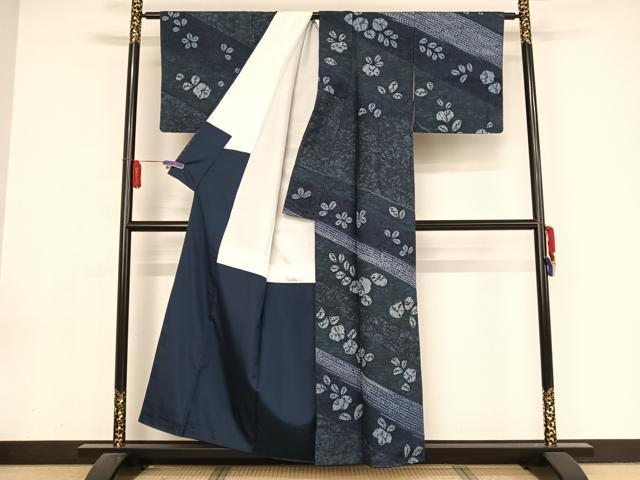 平和屋着物○伝統工芸士 七代目 吉澤与市 訪問着 紬地