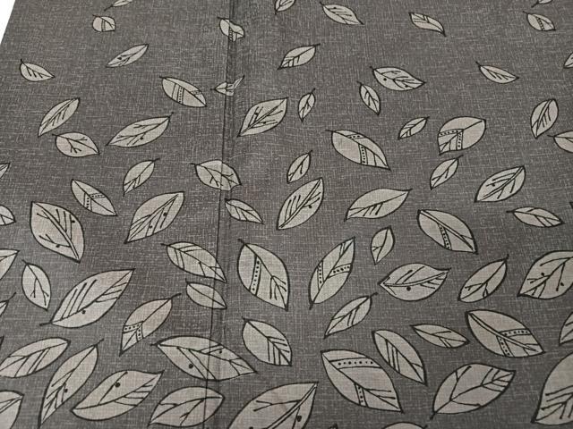 平和屋着物○二代目 川村久太郎 本場染大島紬 訪問着 舞葉文 正絹 逸品