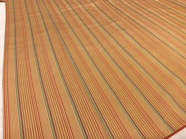 平和屋着物○上質な小紋 縞 正絹 逸品 AAAX0698zg 小紋