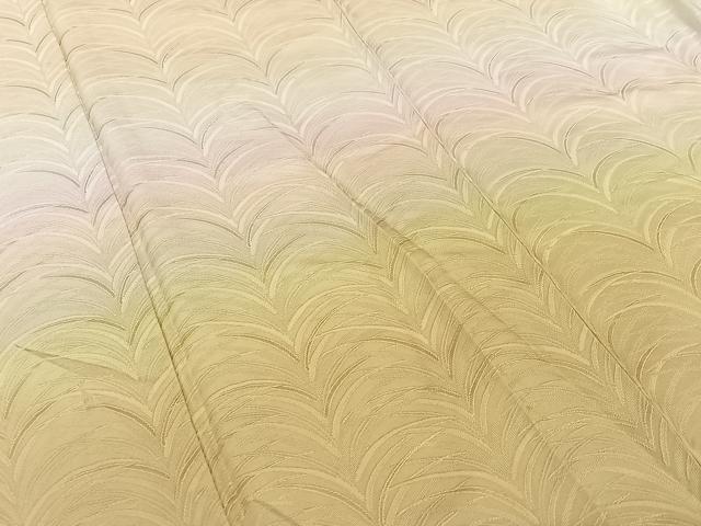 平和屋着物○訪問着 草木地紋 暈し染め 正絹 逸品 AAAX0768zg