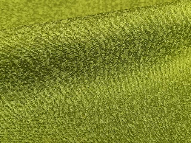 平和屋着物○上質な色無地 紋意匠 草色 正絹 逸品 AAAX0800zg