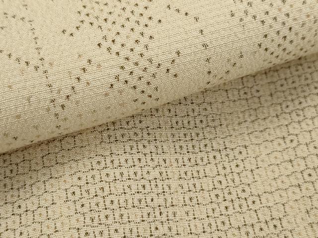平和屋着物▽訪問着　本塩沢　単衣　110亀甲　樹林文　正絹　逸品　AAAX1627sx 平和屋着物▽訪問着 本塩沢 単衣 110亀甲 樹林文 正絹 逸品 AAAX1627sx