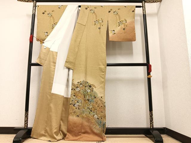 平和屋着物○訪問着 辻が花 暈し染め 正絹 逸品 AABD6557ph 平和屋着物