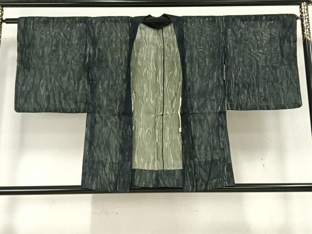 平和屋着物▽羽織　スリーシーズン　春夏秋　塵除け　霞文　正絹　逸品　AAAX5138fy