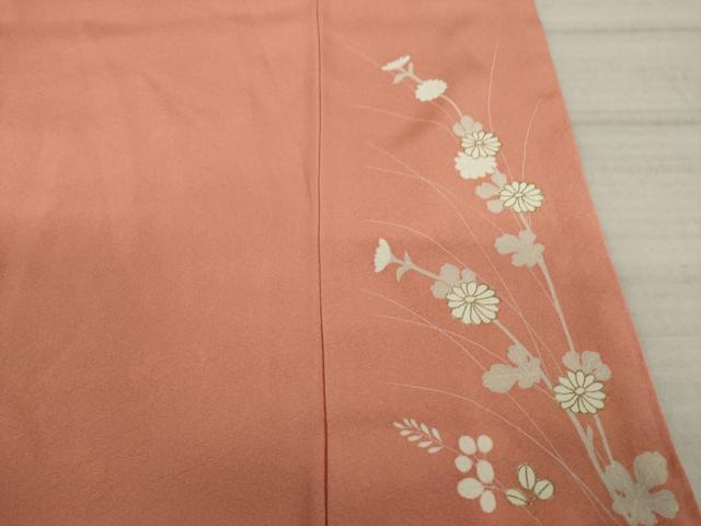 平和屋着物○訪問着 駒刺繍 雪輪花文 金彩 正絹 逸品 AAAX6963ck