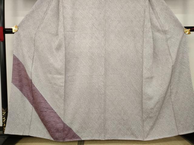 平和屋着物○訪問着 総絞り 斜縞 三越扱い 正絹 逸品 AAAX6964ck