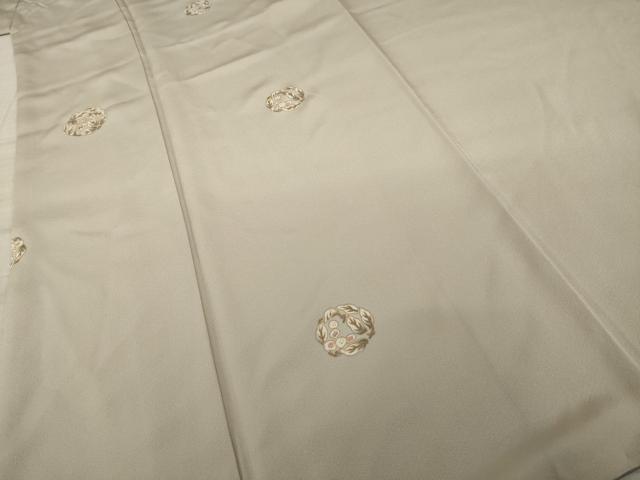 平和屋着物○上質な小紋 花丸文 金彩 三越扱い 正絹 逸品 AAAX6973ck