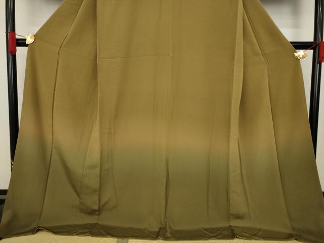 平和屋着物○訪問着 霞文 暈し染め ロング丈 正絹 逸品 AAAX6990ck