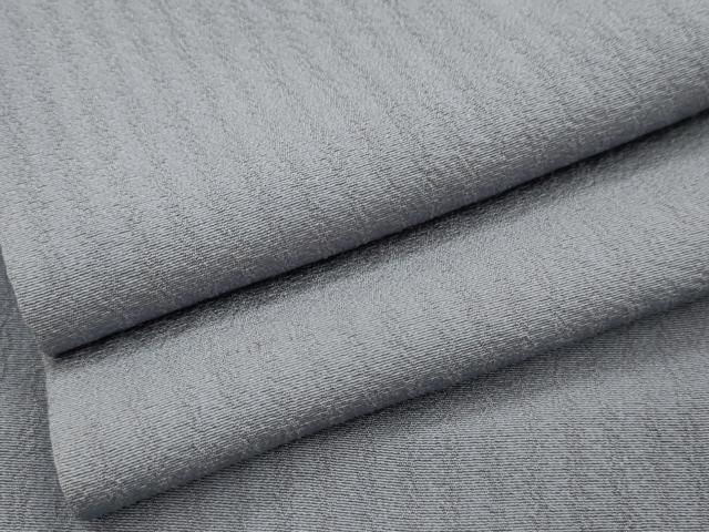 平和屋着物▽上質な色無地　単衣　縞地紋　藤紫色　正絹　逸品　未使用　AAAX8227cs