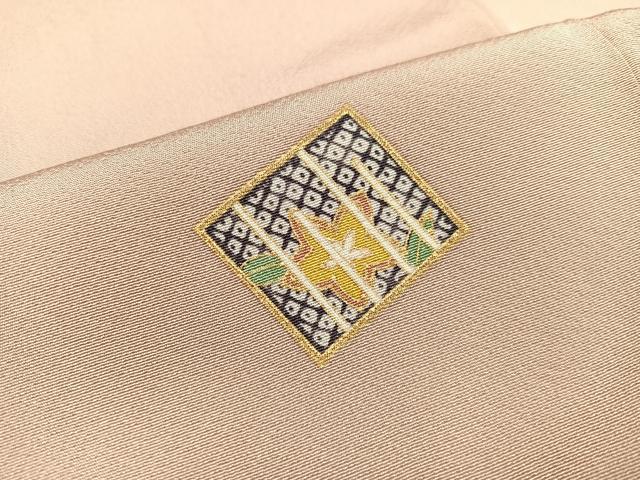 平和屋着物●上質な小紋　源氏香枝花文　金彩　正絹　逸品　AAAX8312ph