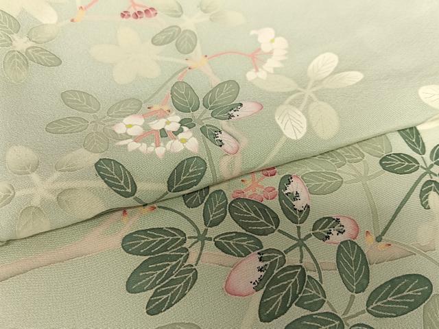 平和屋着物○本加賀友禅作家 東藤岳 訪問着 枝花文 正絹