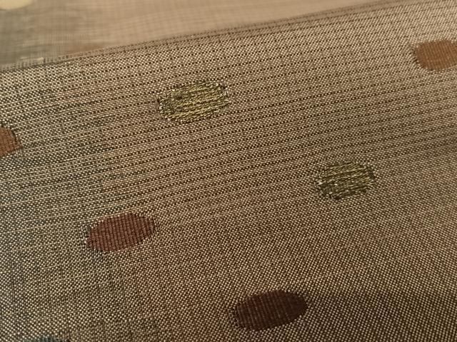 平和屋着物○京の名門じゅらく謹製 柿渋染 本場染大島紬 訪問着