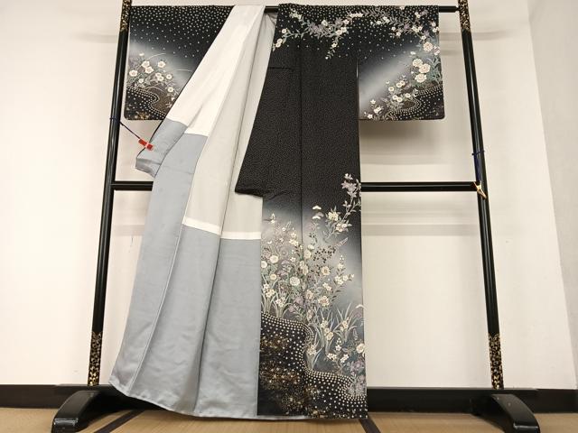 平和屋着物□訪問着 風景文 暈し染め 金彩 正絹 逸品 AAAY3398mf 平和