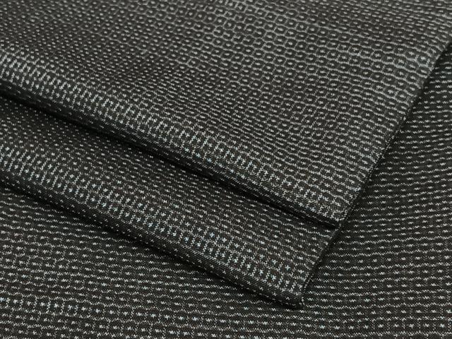 平和屋着物●男性　本場大島紬　100亀甲　総詰め　正絹　逸品　AAAY0174zg
