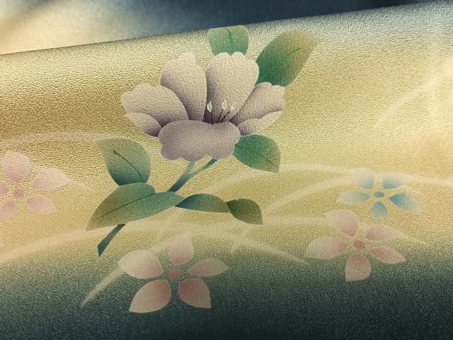 平和屋着物●訪問着　宝尽くし花文　金銀彩　仮絵羽　正絹　逸品　未使用　DABA1088ps 平和屋着物○訪問着 宝尽くし花文 金銀彩 仮絵羽 正絹 逸品