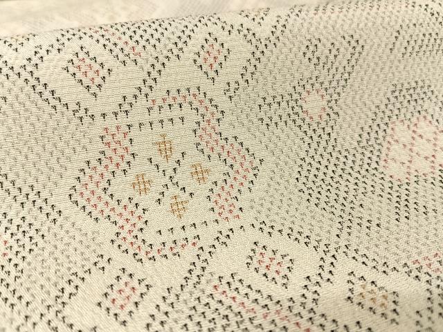 平和屋着物○日本工芸会正会員 林宗平 古代本塩沢 有栖川文様 正絹