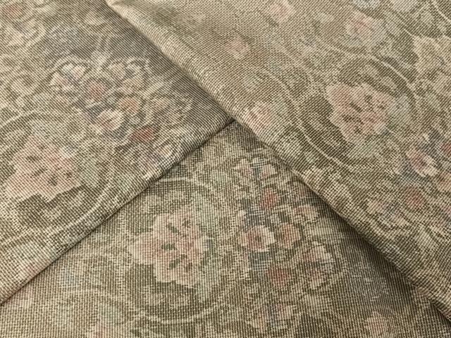 平和屋着物●都喜ヱ門　本場大島紬　一元７マルキ　唐草古典派　藤絹織物謹製　正絹　逸品　AAAY1518np