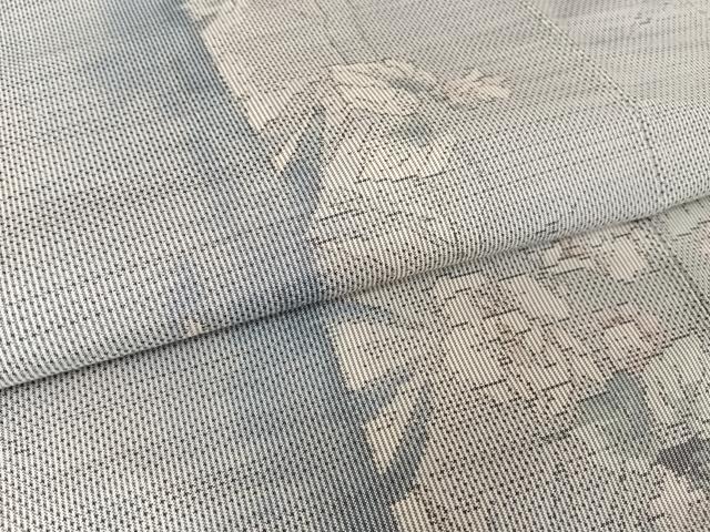 平和屋着物○都喜ヱ門 本場大島紬 白大島 一元7マルキ 夢