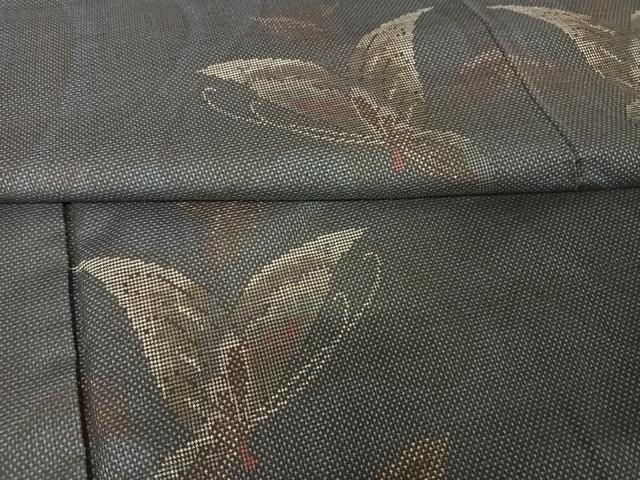 平和屋着物●本場大島紬　一元7マルキ　舞蝶文　正絹　逸品　AAAY1618np 平和屋着物○本場大島紬 一元7マルキ 舞蝶文 正絹 逸品 AAAY1618np