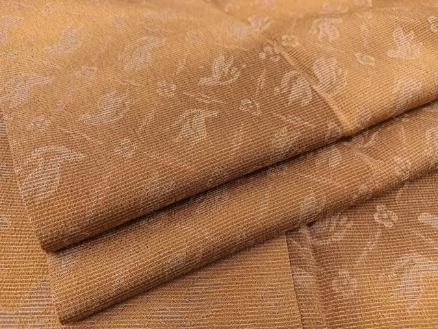 平和屋着物●お召　飛鳥菱文　正絹　逸品　AAAY1709np