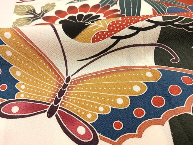 平和屋着物○手ざし京紅型染・宮崎紅型 宮崎良次 振袖・長襦袢