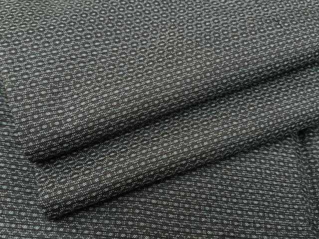 平和屋着物○男性 本場村山大島紬 アンサンブル 亀甲絣 正絹 逸品  