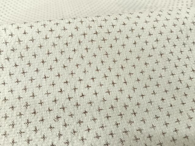 平和屋着物▽男性 小紋 単衣 十字絣文様 AAAY1769np