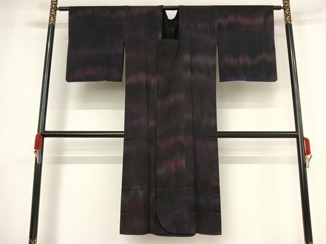 平和屋着物▽道行コート　スリーシーズン　春夏秋　塵除け　霞文　ロングコート　正絹　逸品　AAAY1770np