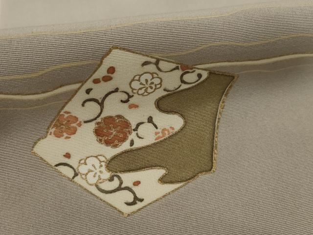 平和屋着物○訪問着 駒刺繍 花唐草 金彩 正絹 逸品 AAAY1948ck