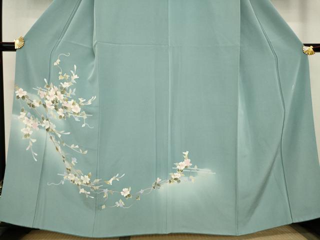 平和屋着物○本加賀友禅作家 南克治 訪問着 花蔦草文