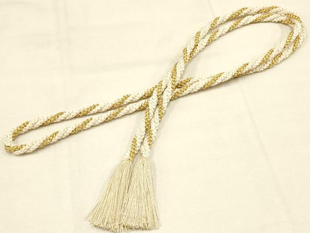 平和屋着物○和装小物 帯締め・帯揚げセット 振袖用 絞り 刺繍 地紙花