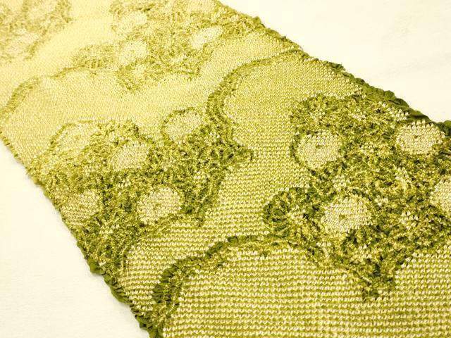 平和屋着物○和装小物 帯締め・帯揚げセット 振袖用 総絞り 草花雲文