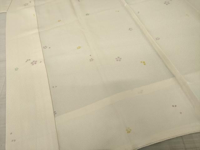 平和屋着物○長襦袢 無双仕立て 舞桜 正絹 逸品 AAAY4713ck