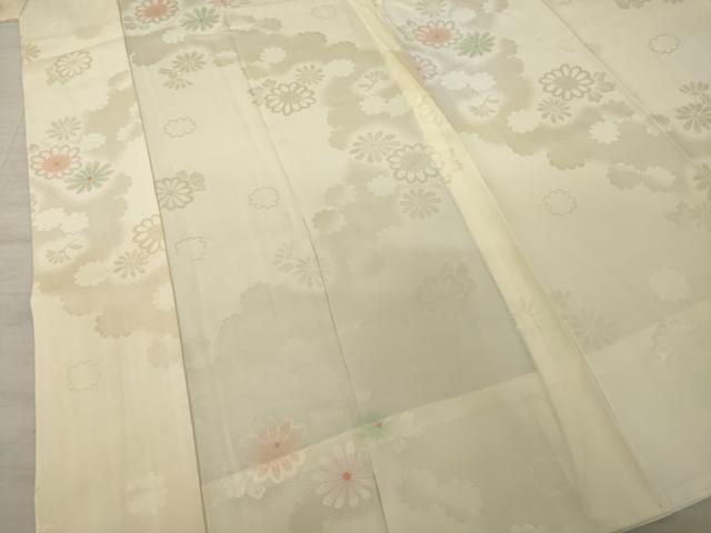 平和屋着物○長襦袢 無双仕立て 舞花地紋 嵯峨野暈し 鈴乃屋扱い 正絹 逸品