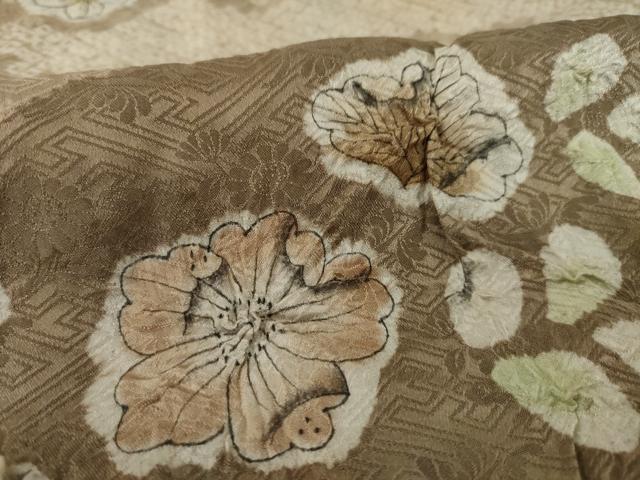 平和屋着物○訪問着 辻が花 総絞り 流水花文 上代38万 仮