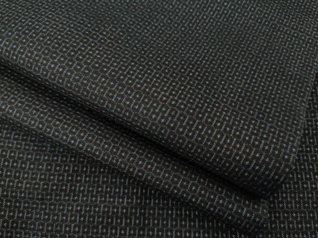 平和屋着物●男性　本場大島紬　100亀甲　総詰め　正絹　逸品　AAAY4730ck