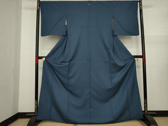 平和屋着物○人間国宝・羽田登喜男監修 色無地 褐返色 荒川株式